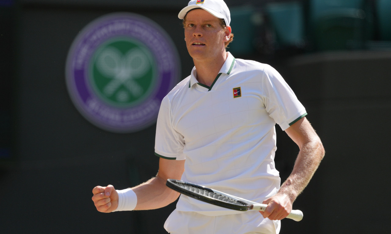 OČEKIVANA POBEDA: Janik Siner prvi polufinalista Vimbldona