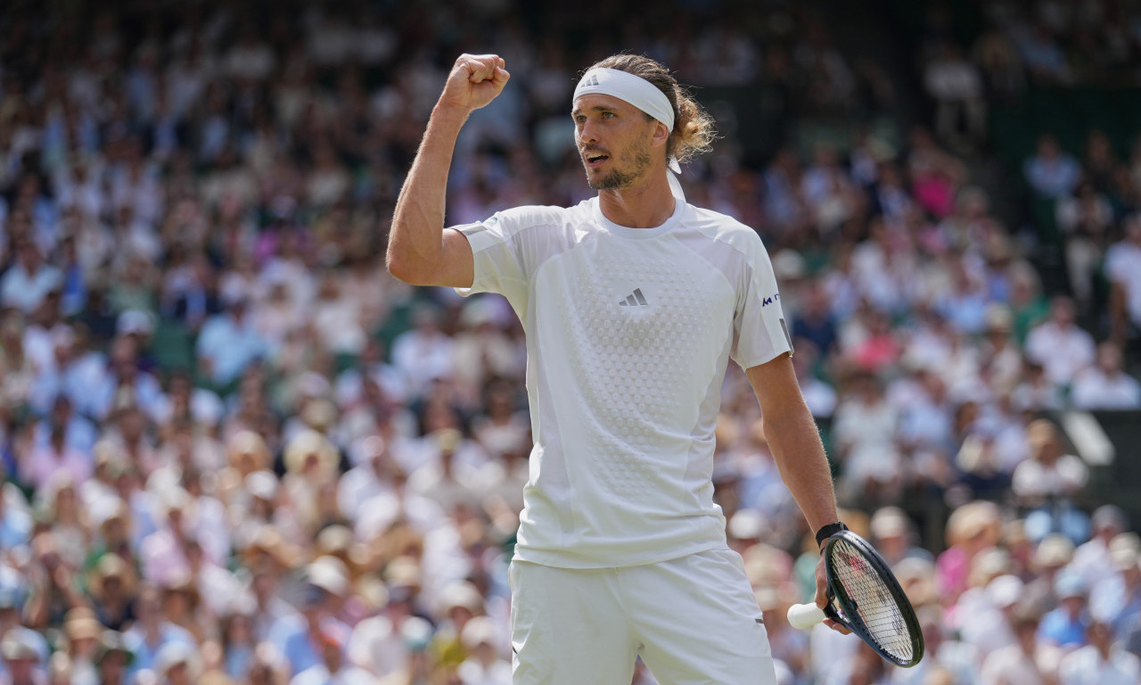 POZNATO KO JE PRVI FINALISTA VIMBLDONA: Nemački teniser Aleksandar Zverev savladao Artura Ferija