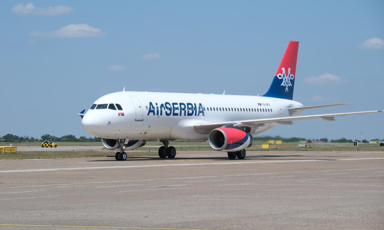 ER SRBIJA DOBILA POJAČANJE Na aerodrom "Nikola Tesla" sleteo avion erbas A320, evo kako izgleda (FOTO)