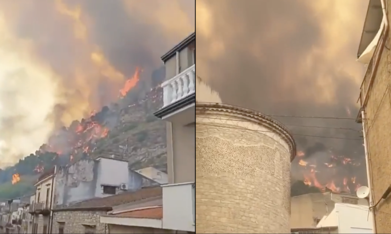 GORI SICILIJA! IMA MRTVIH Buknulo desetine požara, vatra preti i turističkim mestima - scene su dramatične (VIDEO)