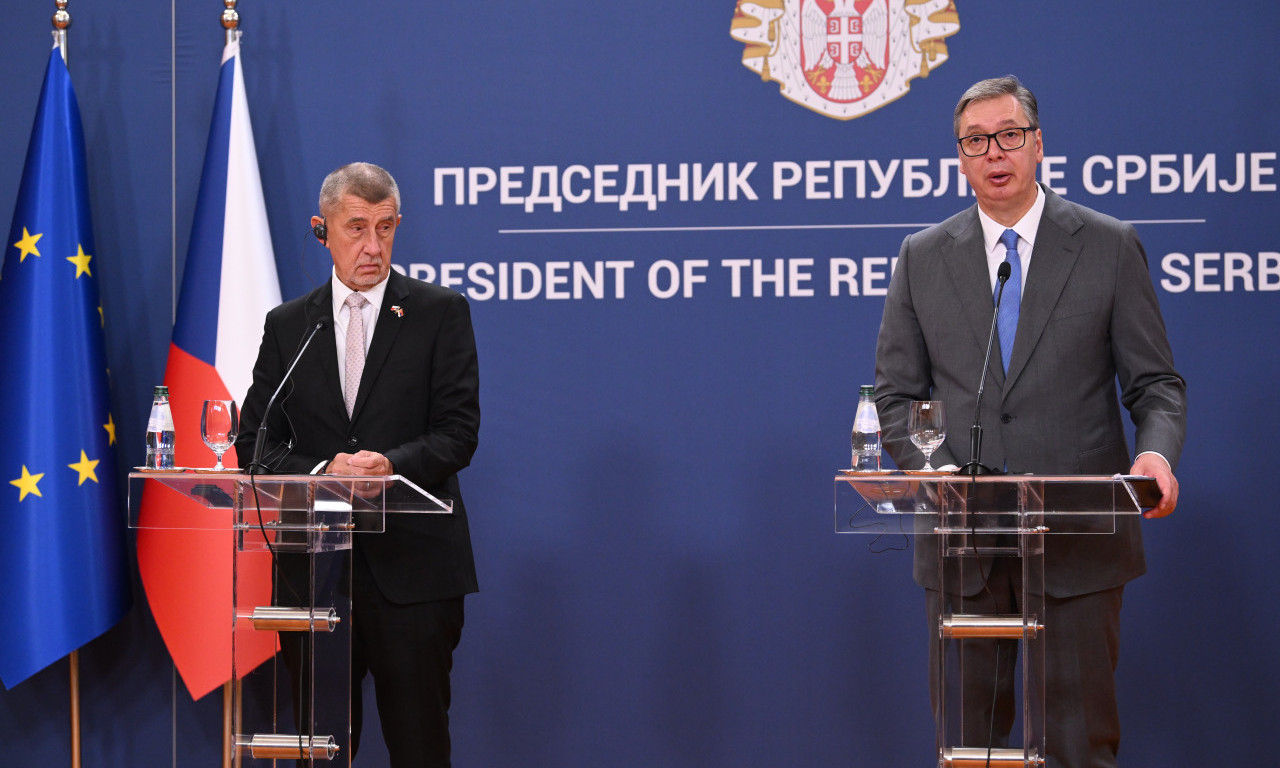 VUČIĆ SAOPŠTIO VAŽNE VESTI NAKON SASTANKA SA BABIŠEM: "Dolaze novi investitori iz Češke" (FOTO+VIDEO)