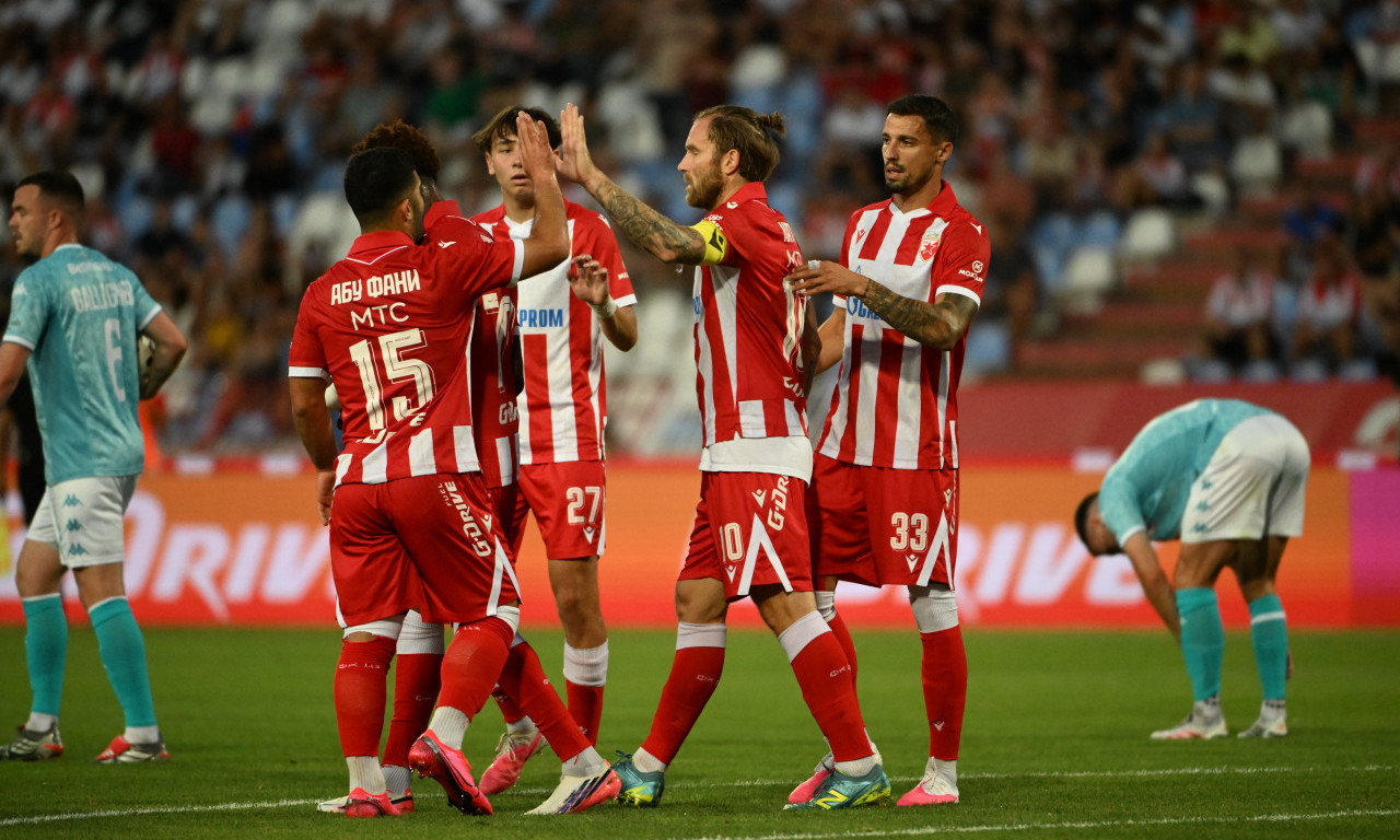 POTPUNA DOMINACIJA "CRVENO-BELIH": Zvezda pred domaćom publikom srušila Larn! (FOTO)