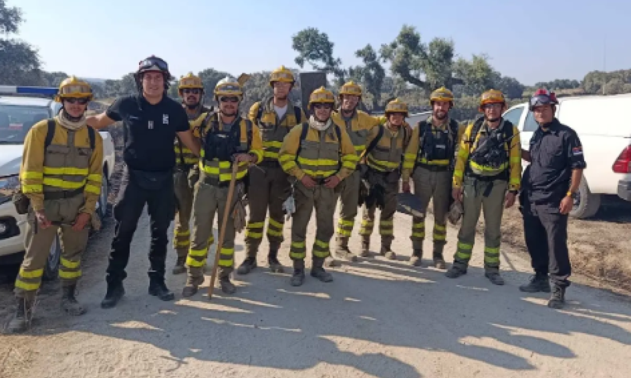 SRPSKI VATROGASCI KREĆU U NOVU BORBU SA VATRENOM STIHIJOM U ŠPANIJI: Tim preusmeren na novo požarište (FOTO)