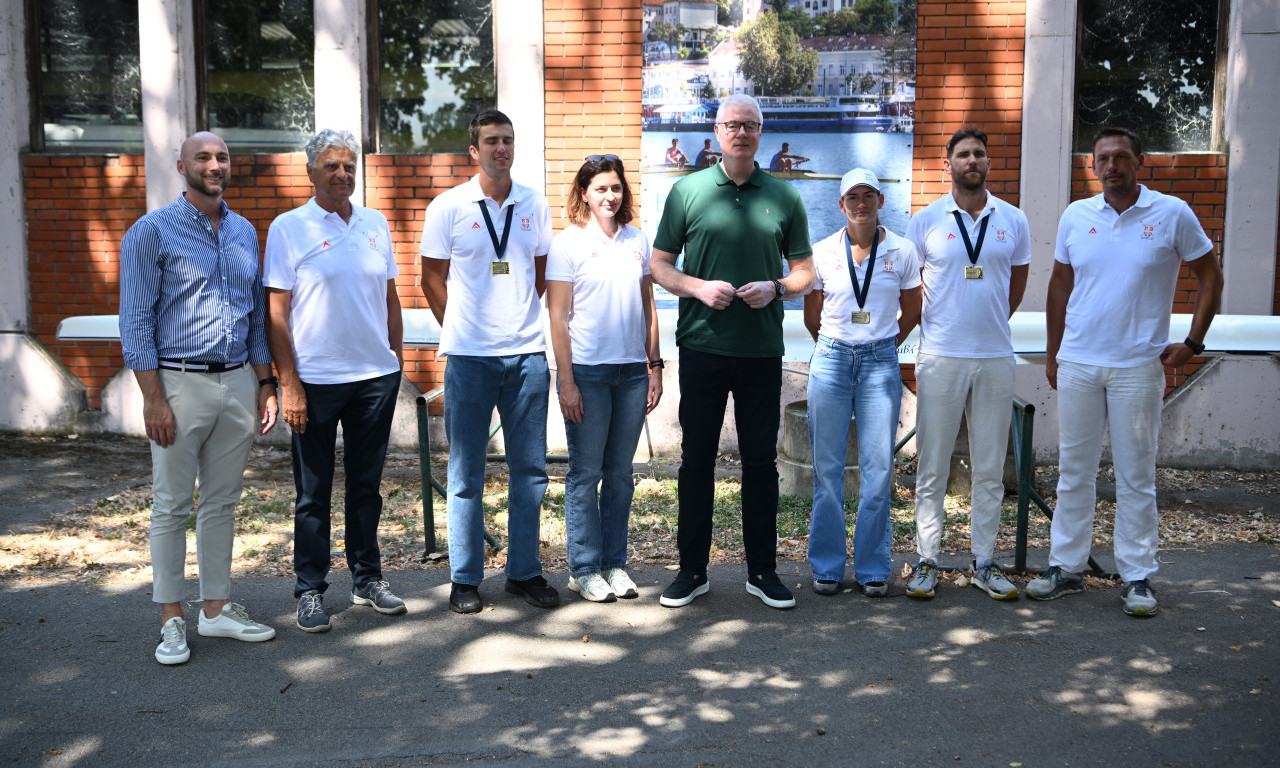 SASTANAK DEJANA TOMAŠEVIĆA I VESLAČA: Sjajan rezultat, nadamo se novim medaljama