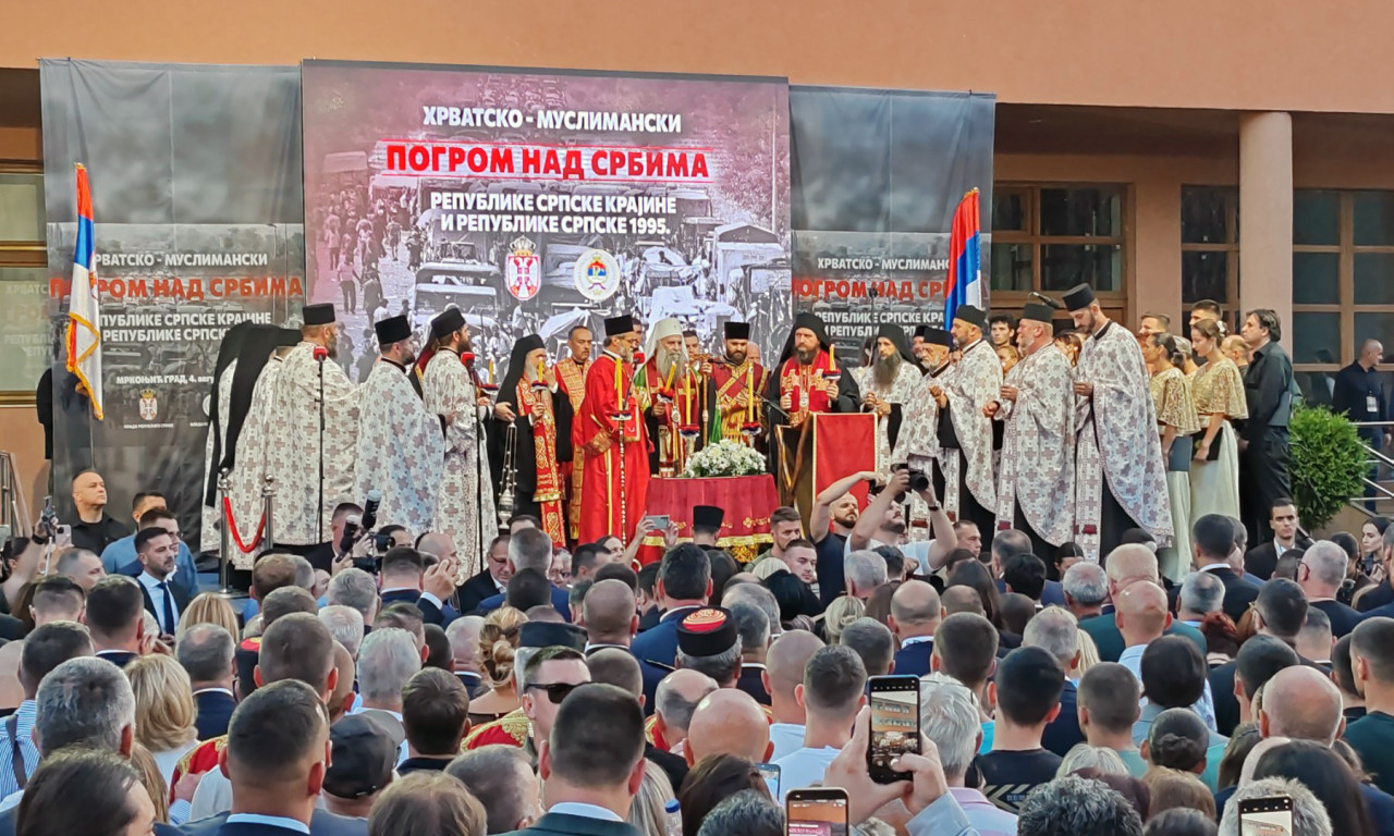 U PRISUSTVU ZVANIČNIKA SRBIJE I REPUBLIKE SRPSKE U Mrkonjić Gradu održava se centralno obeležavanje Dana sećanja na stradale u "Oluji" (FOTO/VIDEO)