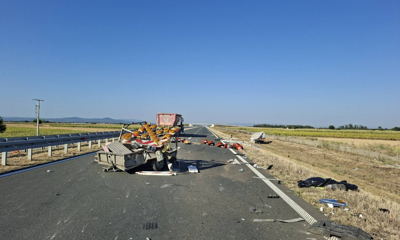 PRVI SNIMCI SA MESTA NESREĆE KOD ŠAPCA: Kamion sa prikolicom usmrtio dva putara