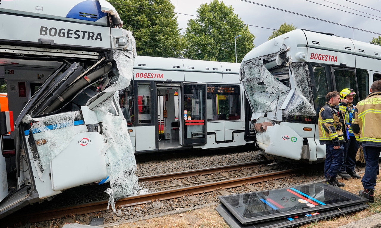 UŽAS U NEMAĆKOJ: U sudaru dva tramvaja povređeno više od 25 ljudi, troje u kritičnom stanju