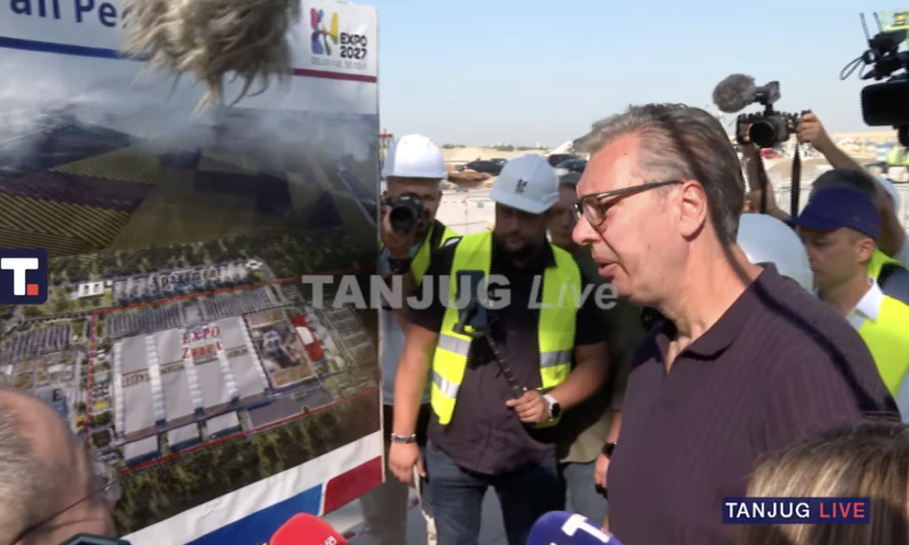 VUČIĆ SA AMBASADOROM KINE OBILAZI GRADILIŠTE EKSPO: "Srbija mora da bude najbolji mogući domaćin" (VIDEO)