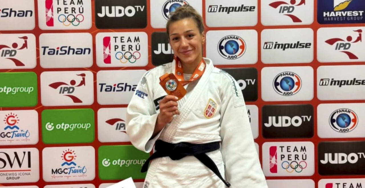 KORAK BLIŽE OLIMPIJSKIM IGRAMA: Srpska džudistkinja Marica Perišić osvojila bronzanu medalju na Gran priju u Limi! (FOTO)