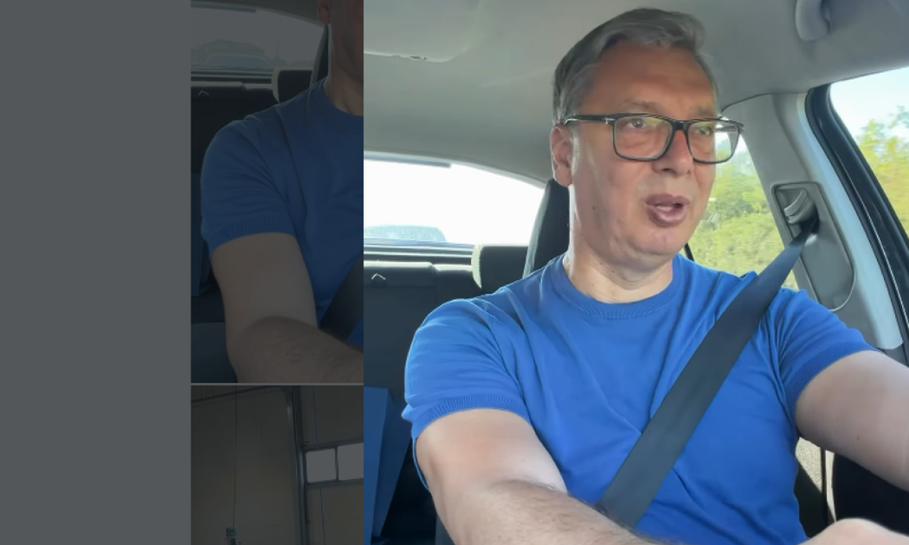 PREDSEDNIK VUČIĆ NASMEJAO PRATIOCE NA INSTAGRAMU: "Zaboravio sam da operem patosnice"
