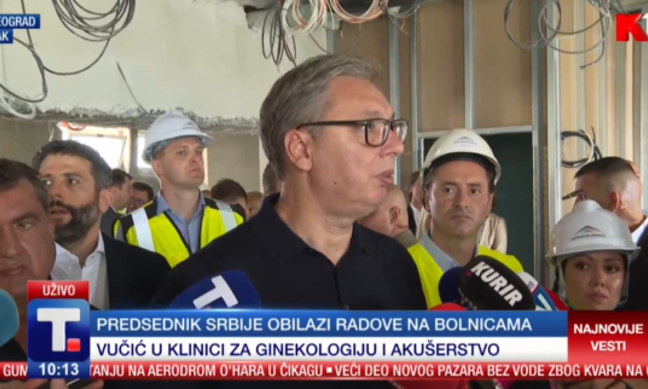 VUČIĆ OBILAZI RADOVE NA GAK VIŠEGRADSKA Predsednik otrkio fenomenalne vesti, evo kada bi sve trebalo da bude gotovo