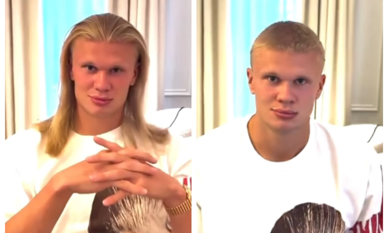 ERLING HALAND OŠIŠAO SVOJU ČUVENU PLAVU KOSU Zlatanova reakcija je hit – „Šta si, dođavola, uradio?“