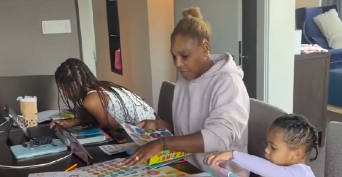 SERENA VILIJAMS POKAZALA KAKO IZGLEDA NJEN DAN Mama, učiteljica, pa tek onda tenis (VIDEO)