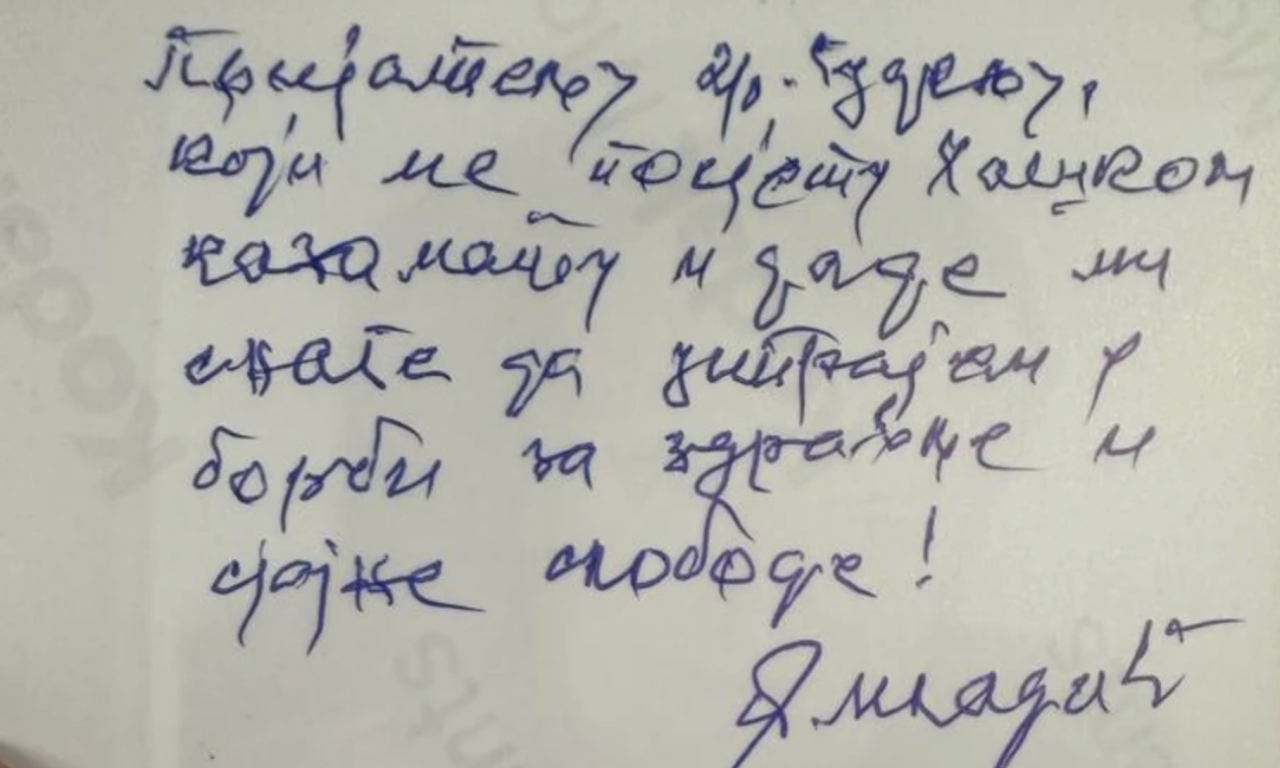 DOKTOR KOJI JE LEČIO MLADIĆA OBJAVIO NJEGOVO PISMO: Evo šta mu je general poručio - sve otkrio!