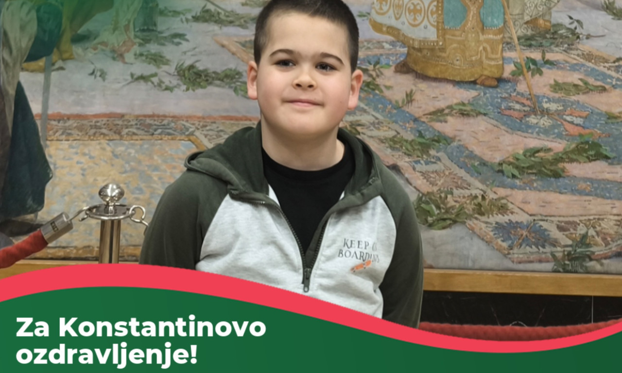 KONSTANTIN IMA SAMO 8 GODINA, SVAKI DAN JE VAŽAN: Bolest mu oduzima snagu, porodici je potrebna pomoć za lečenje!