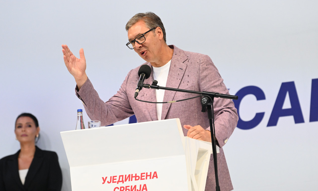 VUČIĆ NA MITINGU UJEDINJENA SRBIJA U UŽICU: Pobedićemo ih ubedljivije nego ikada