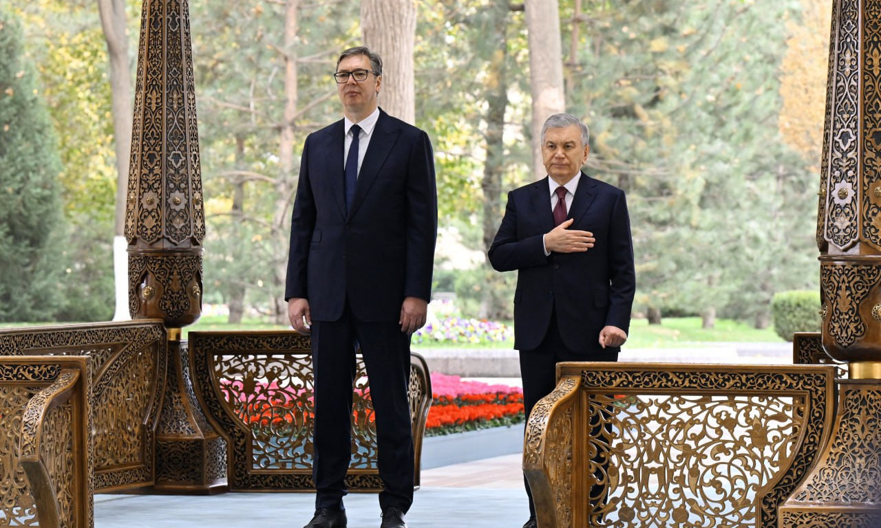 VAŽNI DANI ZA SRBIJU Vučić sa predsednikom Uzbekistana (FOTO)