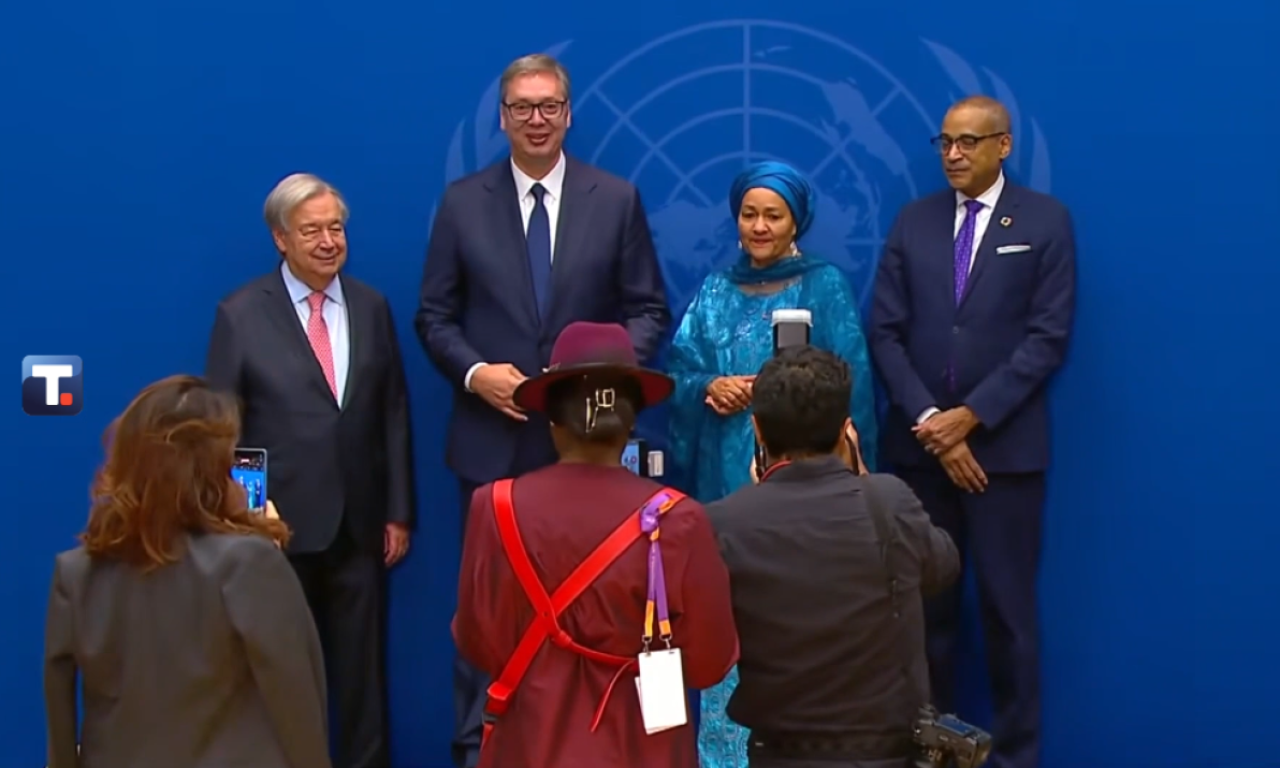 VUČIĆ NA VAŽNOM PRIJEMU U UN: Pred početak Generalne skupštine razgovarao sa brojnim zvaničnicima (FOTO+VIDEO)
