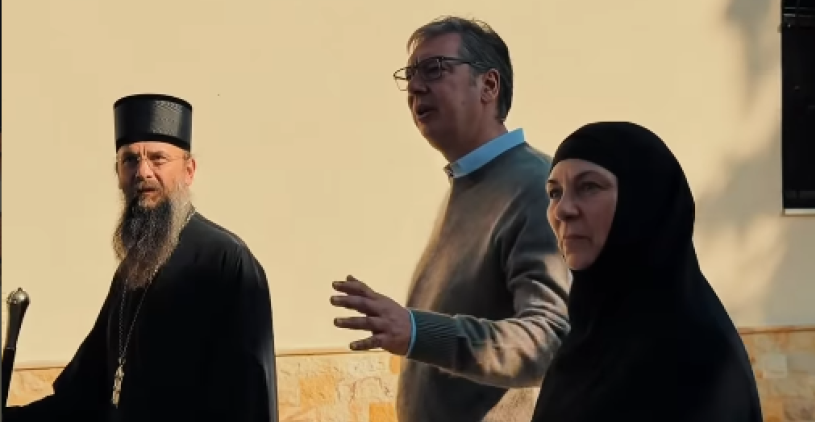 "MESTO GDE TIŠINA GOVORI" Vučić obišao manastir Vratna, pa vernicima uputio posebne reči (VIDEO)