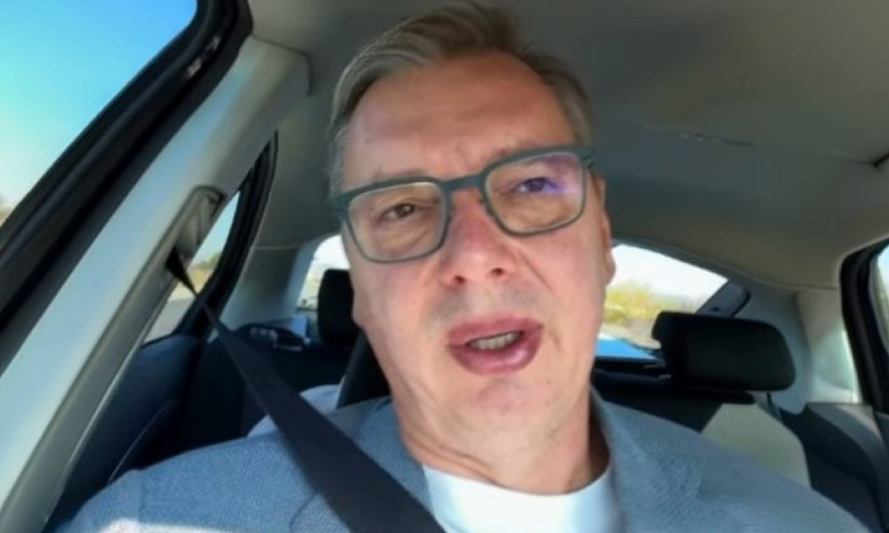 MNOGO SAM SREĆAN ZBOG VAŠE NERVOZE Vučić odgovorio na histeriju i uvrede blokadera: Sad shvatam da ih onaj kamen za kupus odlično predstavlja