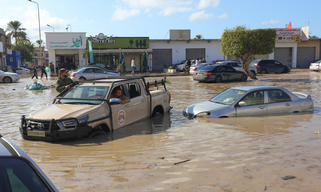NAJMANJE JEDNA ŽRTVA: Jake kiše poplavile i paralisale Tripoli