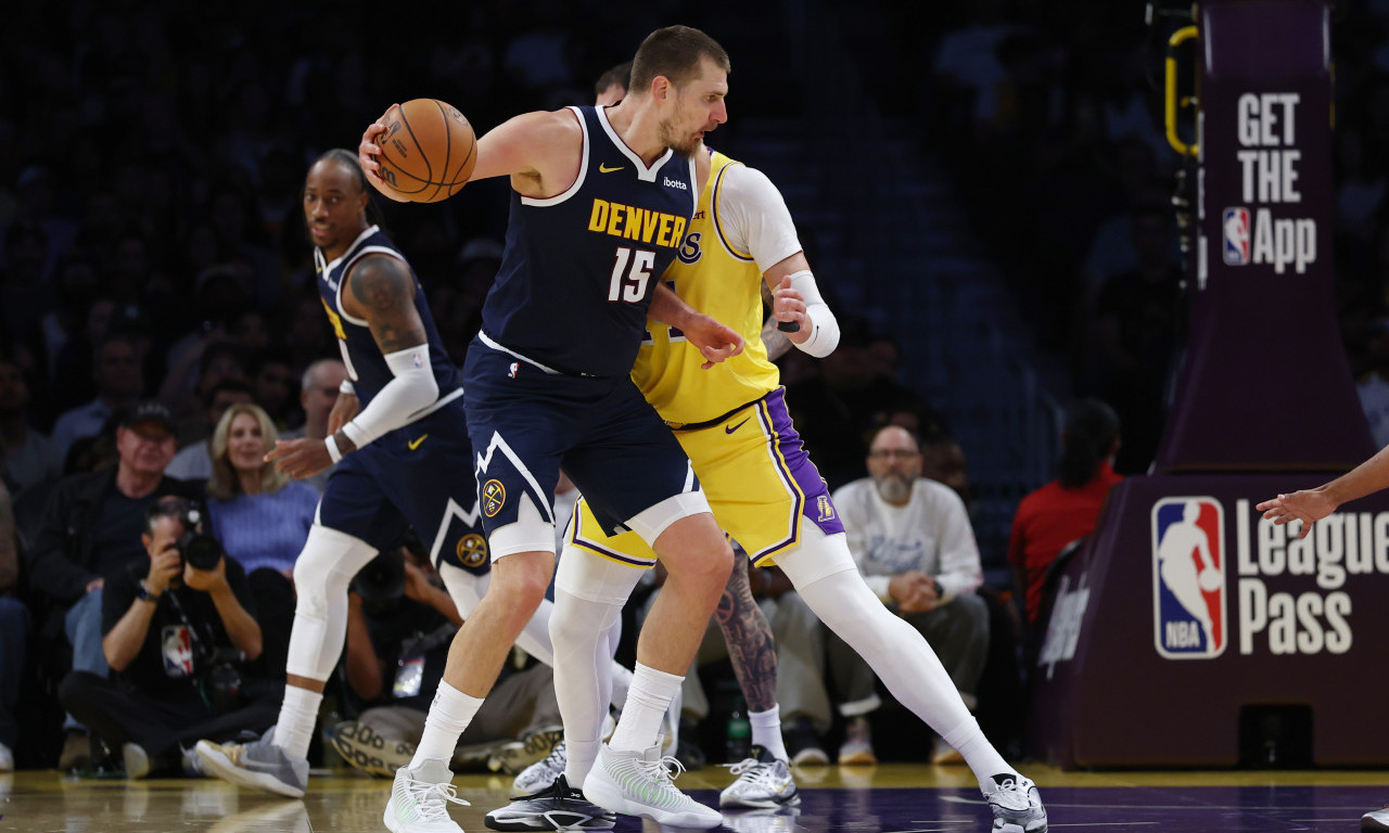 JOKIĆ ZALUDEO NBA LIGU, LEJKERSI NISU ZNALI ŠTA IH JE SNAŠLO! Izveo magiju iza leđa, pogledajte neverovatan potez