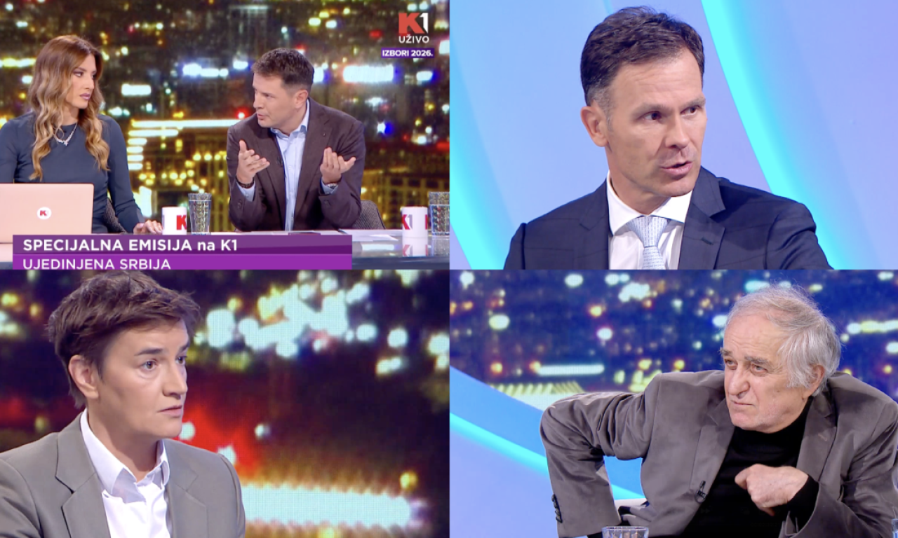 SPECIJALNA EMISIJA NA K1 TV - JOVANA I DRAGO SA MALIM, BRNABIĆ I RADENOVIĆEM: Šta će se dogoditi dan posle izbora?