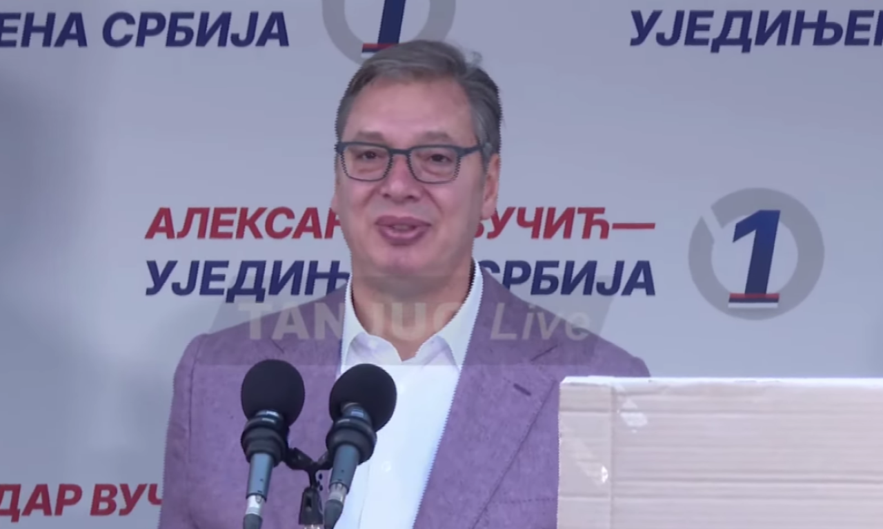 VUČIĆ U KRUŠEVCU: Vodili smo čistu kampanju - oni nisu marili ni o čemu već samo kako da nanesu štetu, kako lično tako i protiv Srbije (VIDEO)