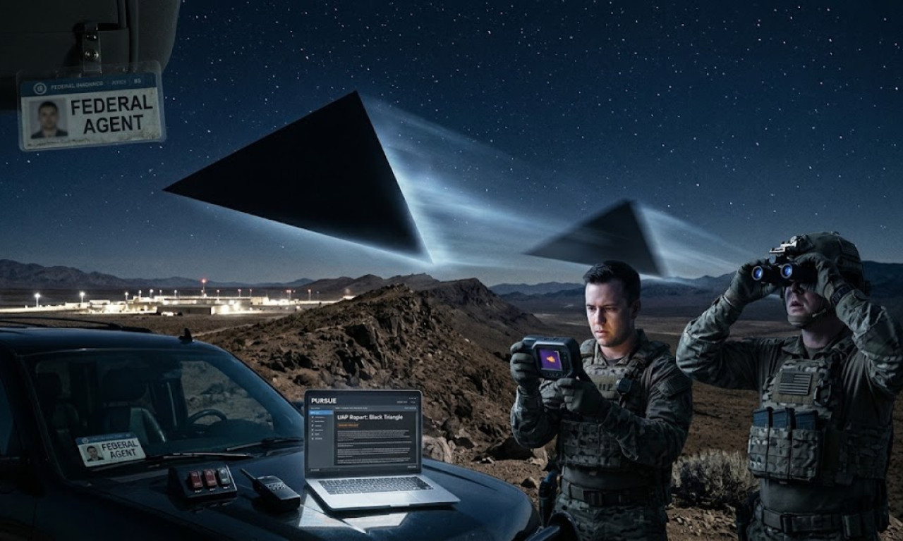 NAJVEĆI DOKAZ MISTERIJE NLO-A? Federalni agenti prijavili susret sa nečujnim crnim trouglom, objavljeni tajni dokumenti!