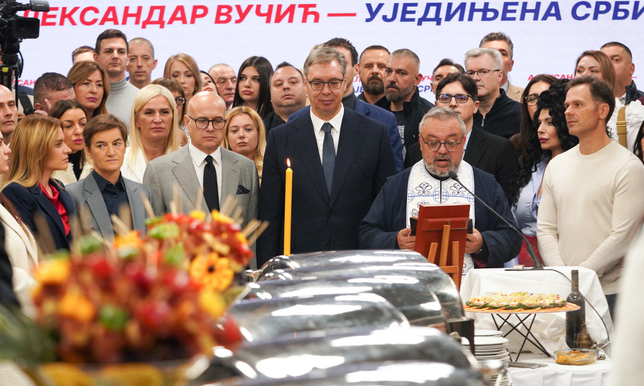 VUČIĆ IZ SEDIŠTA STRANKE: SNS obeležava slavu u uslovima revolucionarnog terora, moramo da budemo istrajni
