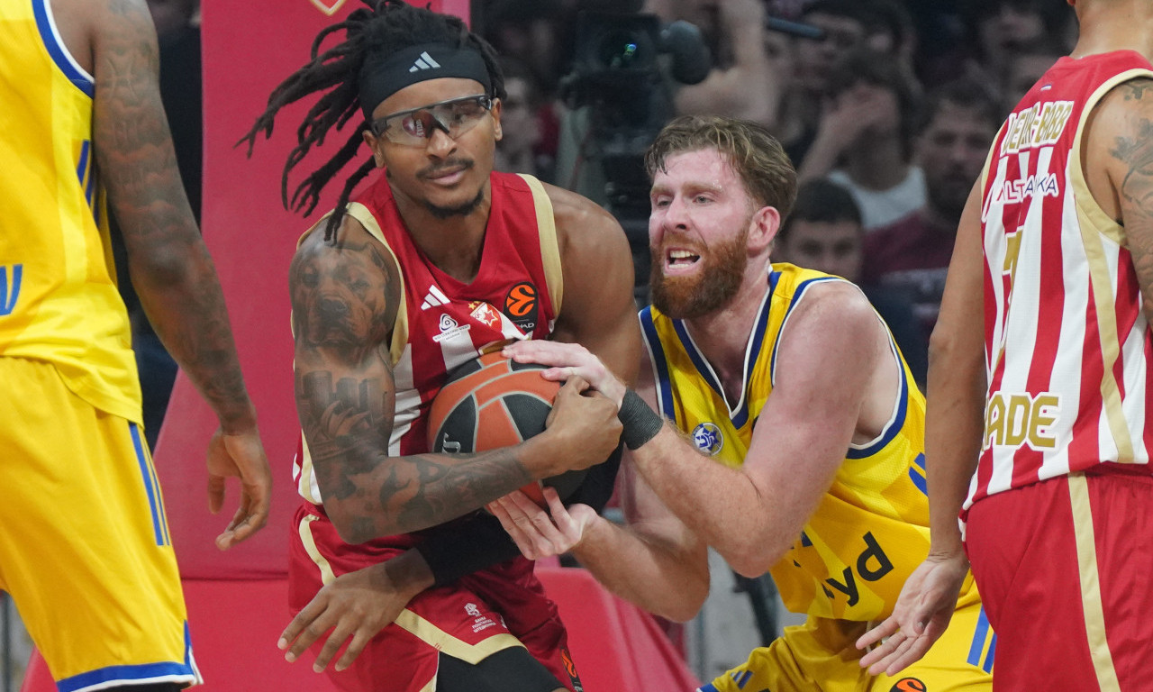 ZVEZDA RAZBILA MAKABI I UBACILA 100 POENA! Karter nezaustavljiv, crveno-beli upisali novu pobedu u Evroligi